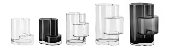 FUSIO glass vases series
